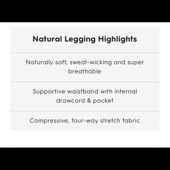 allbirds Women's Natural Legging in shadow - Picture 13 of 14